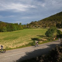 Athletes enjoying the beautiful backdrop of the Provence (Getty Images for IRONMAN)