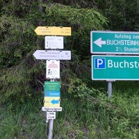 Großer Buchstein - Westgrat: Ca. zweieinhalb Stunden Wegzeit bis zum Buchsteinhaus auf angenehmen Wanderwegen
