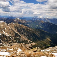 Geierhaupt 21: Blick vom Gipfel Richtung Gesäuse