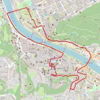 Salzburg Trailrunning Festival Nightrun Strecke
