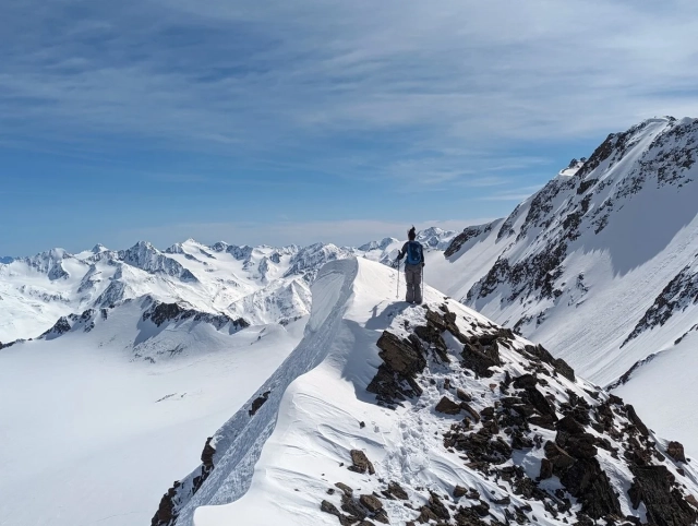 Skitour Schuchtkogel mit Bergbahn Pitztaler Gletscher