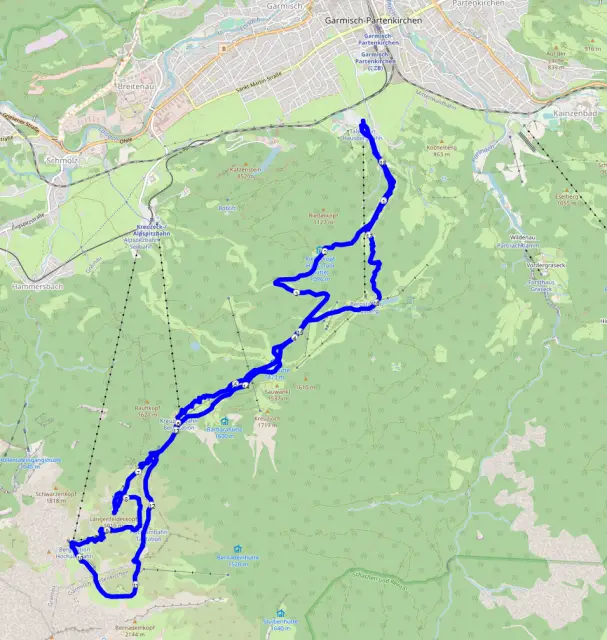 Osterfelderkopf Skitour (mit Längenfelderkopf)