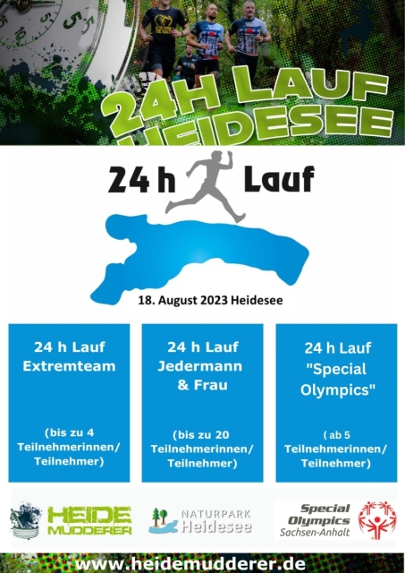 24-Stunden-Lauf am Heidesee Halle