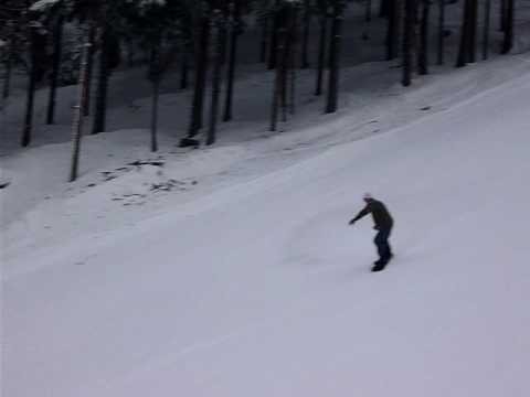Snowboard Steilhang Skiarena Silbersattel Steinach