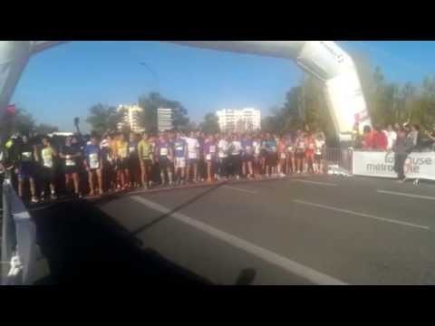 Marathon de Toulouse Métropole 2014 - Départ de la course en relais
