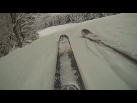 Skilift Simmelsberg/Rhön: Kamerafahrt Slalomhang