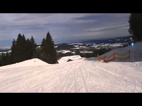 Oberstaufen Abfahrt Imberg in der Steibis-Ski-Arena