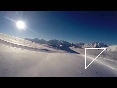 Skiing in Alpe D&#039;Huez 2015 GoPro Hero 3+