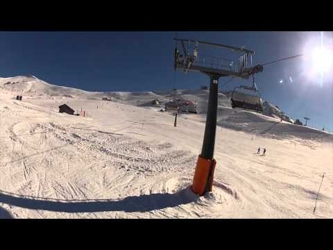 Italy - Val di Fassa - Canazei - Belvedere ski area -  lift n.106 Kristiania