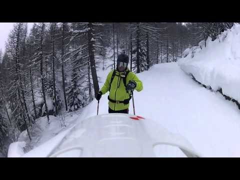 Freeride skiing in Rothwald