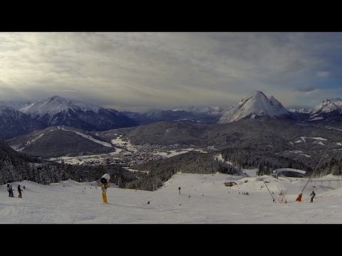 Seefeld Tirol 2016 - Ski Skifahren Rosshütte