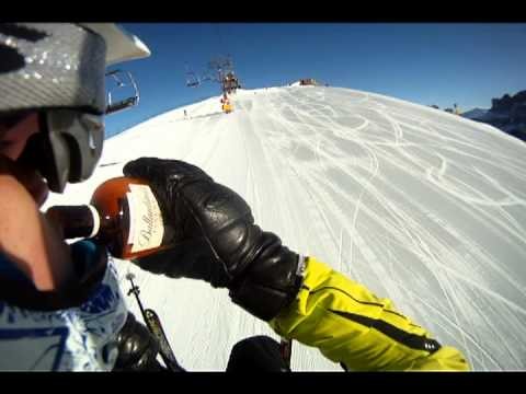 Val di Fassa 2012 - Dolomiti Super Ski - Italy - Катание с Go Pro Action Camera