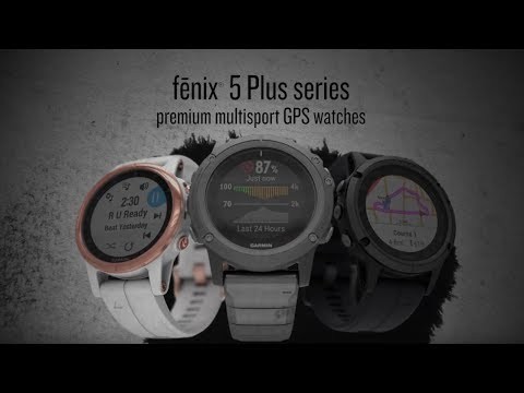 fēnix® 5 Plus - GPS-Multisport-Smartwatch mit Garmin Pay™