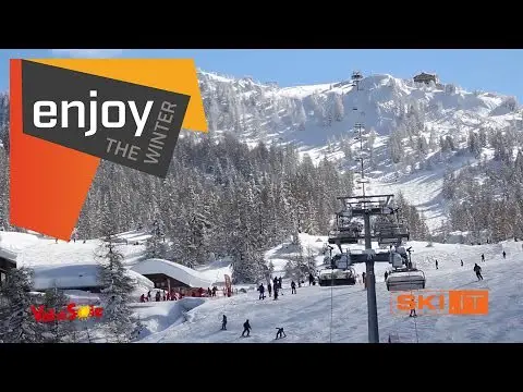 Skiing in Val di Sole in the Skiarea Campiglio Dolomiti di Brenta 2017-2018