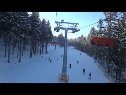Stok narciarski Biały Jar Karpacz -cała trasa z góry