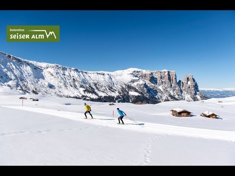 Discover the Dolomites on the cross-country trails on the Seiser Alm