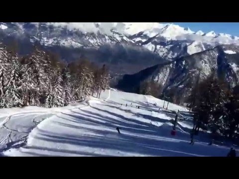 |Ski Vercorin, Val d'Anniviers| Piste Sigeroulaz (Bleue)