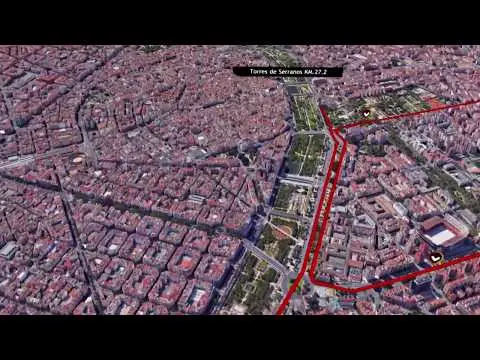 Maratón Valencia - Recorrido 3D