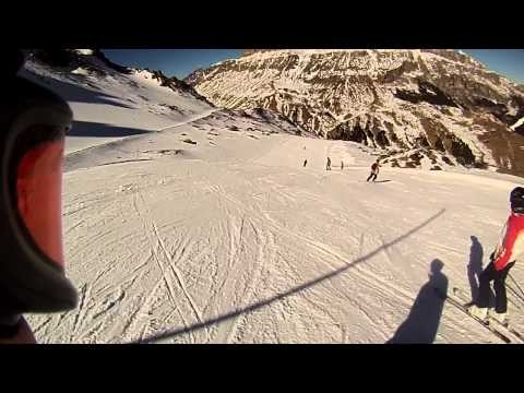 Skihelmvideo - Ski Downhill - Arabba / Marmolada - Sella Ronda - Green Round (anticlockwise)