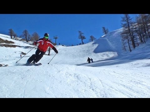 BARDONECCHIA esquí alpino / Descenso Alpes italianos / Ski Italy / Skiing Italian Alps / Italia HD